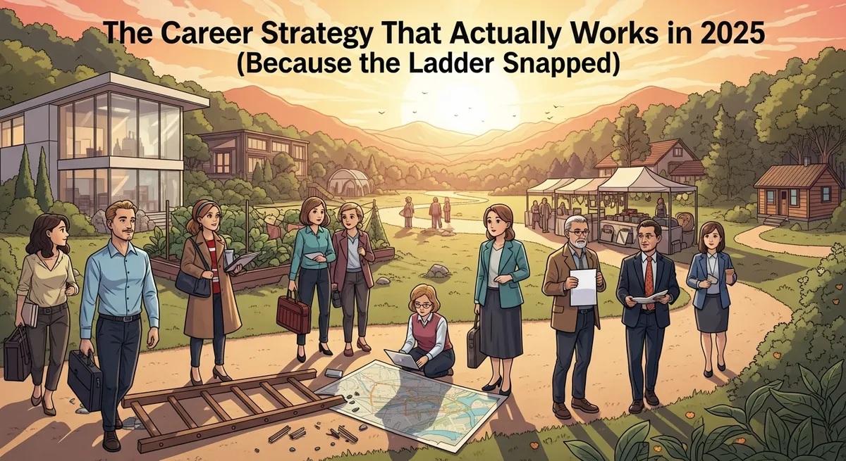 The Career Strategy That Actually Works in 2025 (Because the Ladder Snapped)